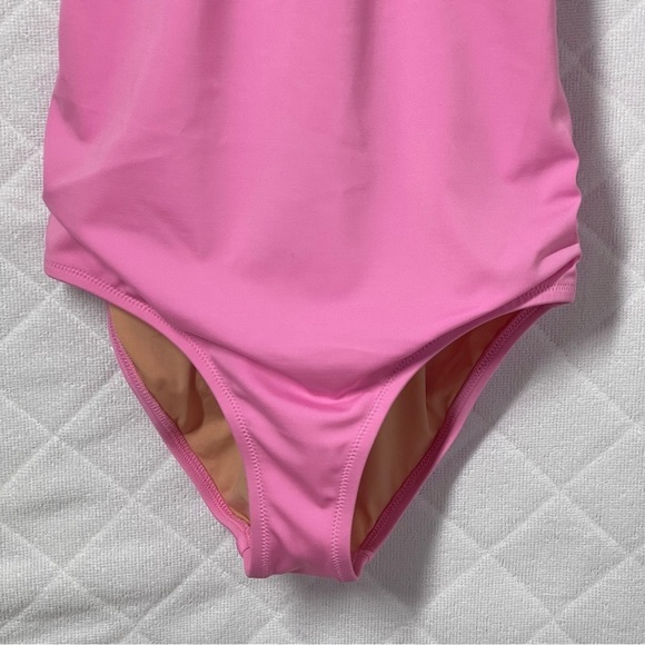 J.Crew Crewcuts Girls' contrast-strap one-piece swimsuit with UPF 50+ size 10 - Picture 11 of 11